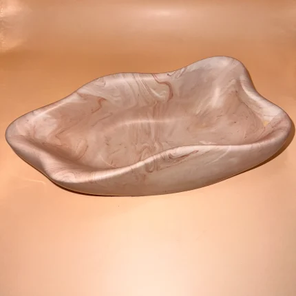 Decorative Wavy Bowl Jesmonite