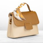 Business Pocket Handbag Beige Color