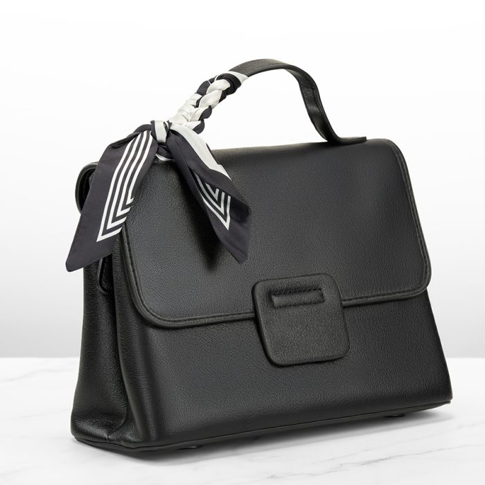 Business pocket handbag Black color 01 Business Pocket Handbag Black Color