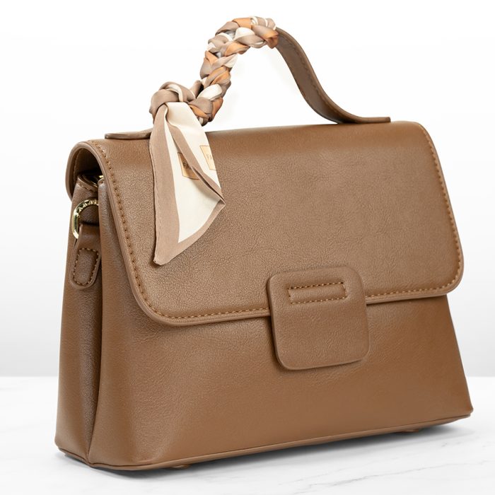 Business pocket handbag Mocha color 01 Business Pocket Handbag Mocha Color - Image 1