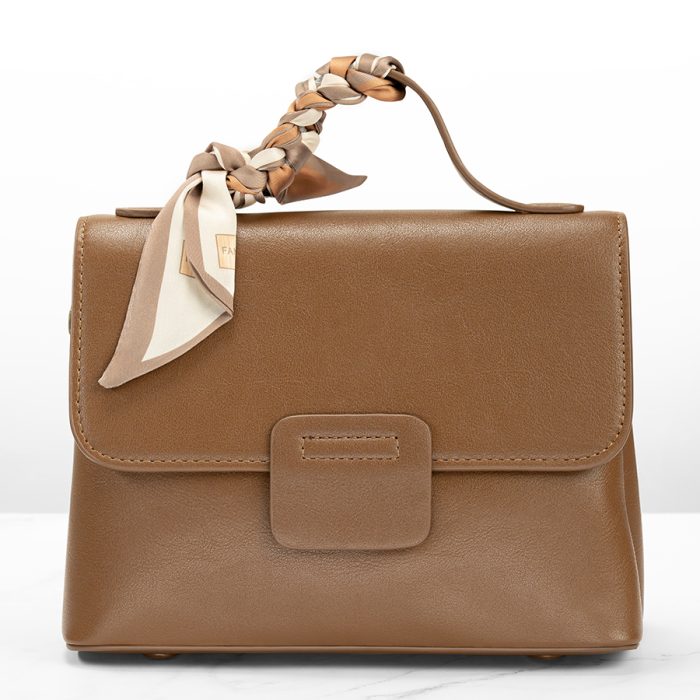 Business Pocket Handbag Mocha Color - Image 2
