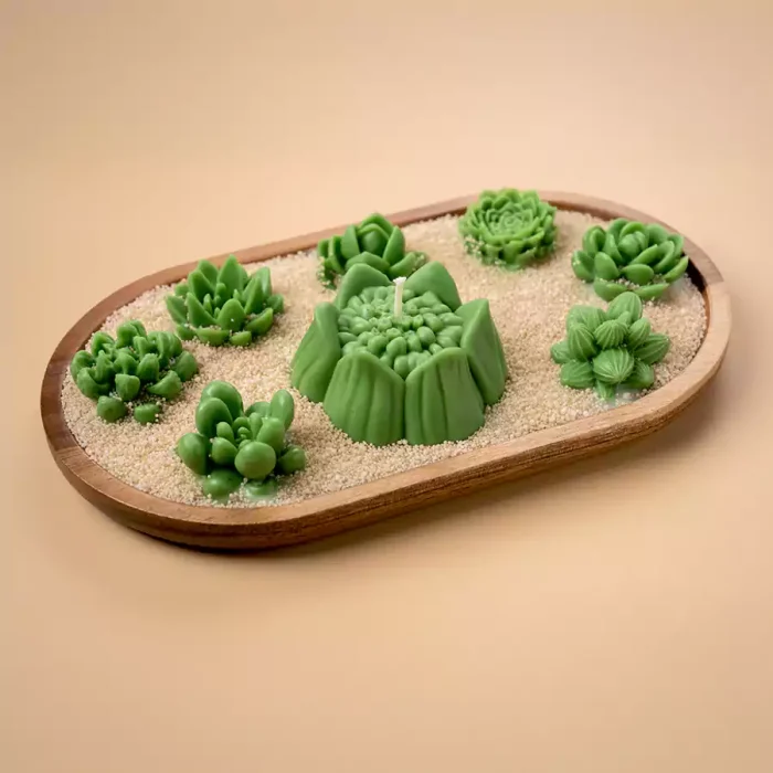 Decoration Cactus Plants Candle - Image 2