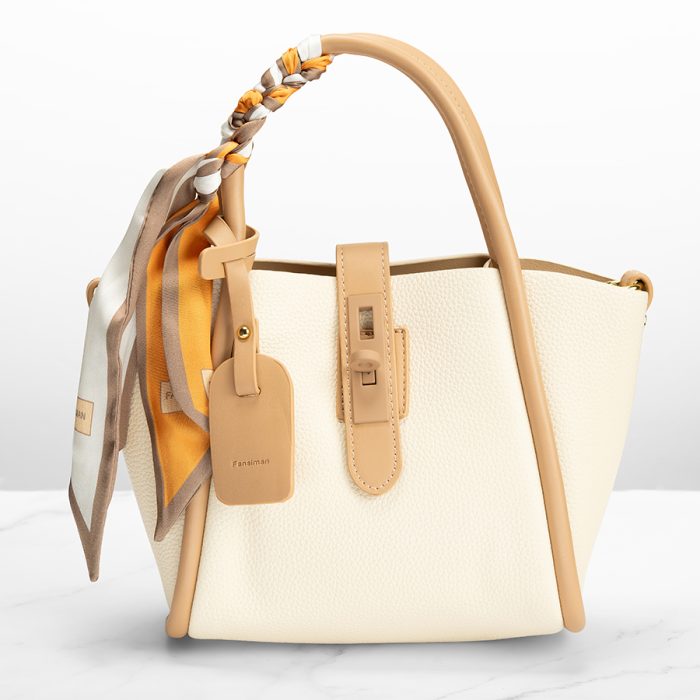 Casual & Trendy Beige Women's Handbag - Image 2