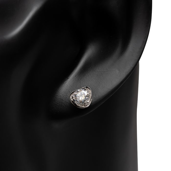 Charm Heart Moissanite Jewelry Set - Image 2