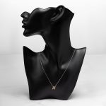 Citrine Stone Necklace Radium Plated