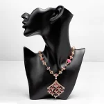 Handmade Triangle Set Plated in 18K Rose Gold - Image 4