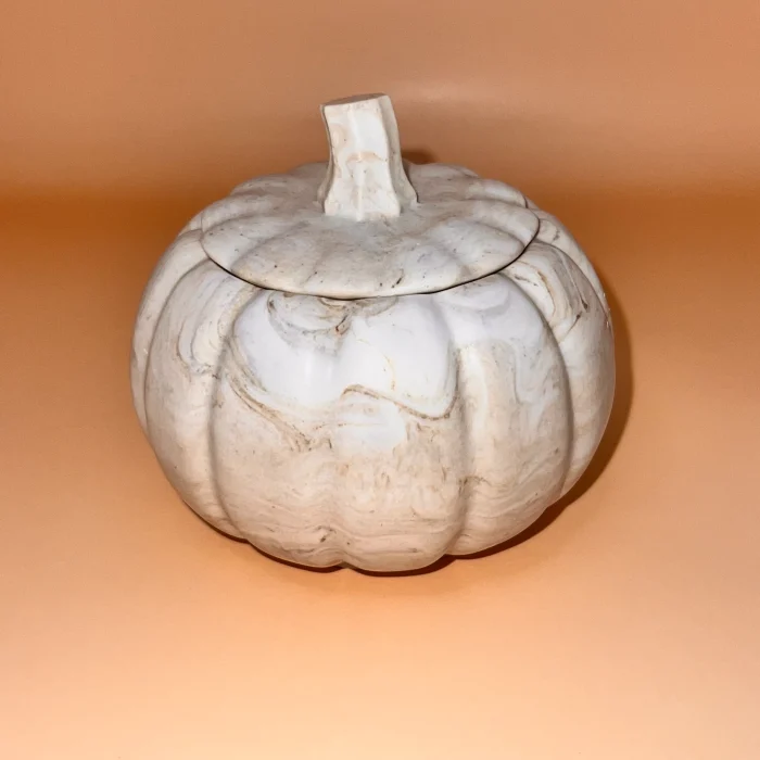 Decorative Rustic Pumpkin Jesmonite - Image 1