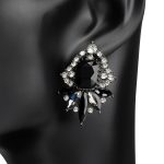 Elegance Silver & Onyx Earrings - Image 2