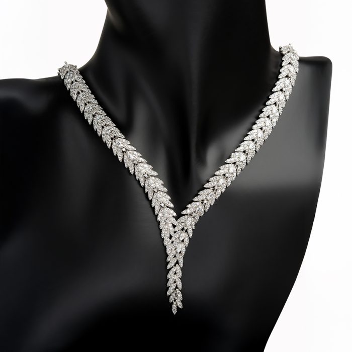 Elegance Silver-plated Zircon Jewelry Set - Image 3