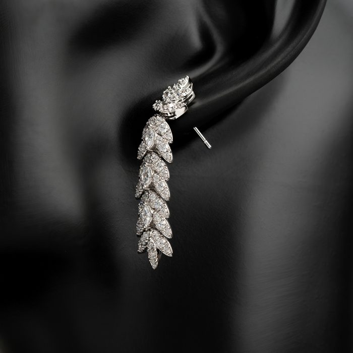 Elegance Silver-plated Zircon Jewelry Set - Image 2