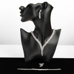 Elegance Silver-plated Zircon Jewelry Set