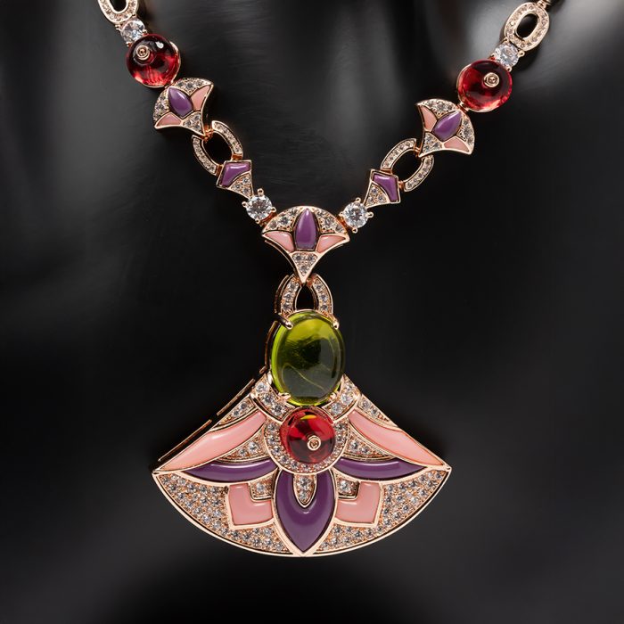 Elegant Rose Gold Plated Jewelry Set - Image 3