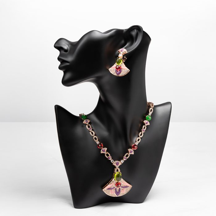 Elegant Rose Gold Plated Jewelry Set - Image 1