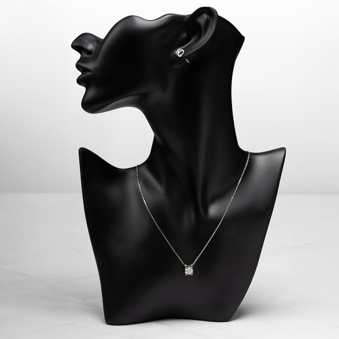 Fashion Geometric Moissanite Jewelry Set - Image 1