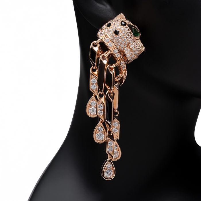 Leopard Earrings 18k Gold Plated - Image 3