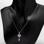 Love Lock Moissanite Necklace