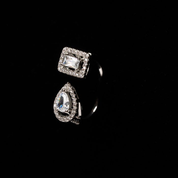 Luxury Water Drops Silver-plated Jewelry Set - Image 5