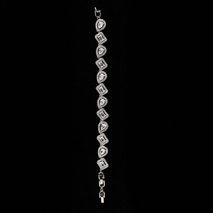 Luxury Water Drops Silver-plated Jewelry Set - Image 3
