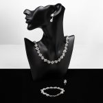 Luxury Water Drops Silver-plated Jewelry Set