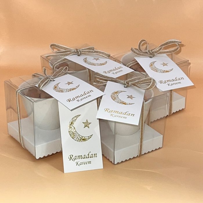 Set of 4 Arabic Coffee Cups Candles - Image 1