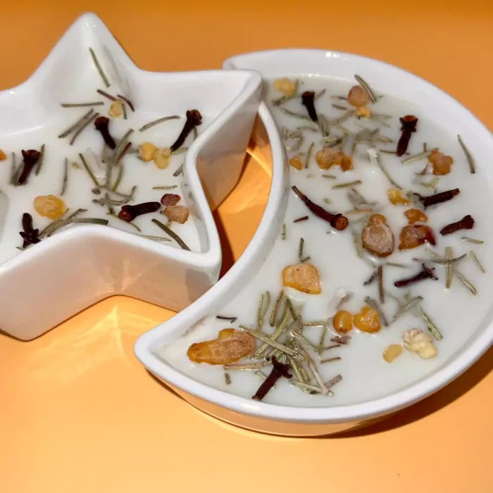 Set of Star and Crescent Moon Glass Candle - Image 4