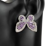 Silver Butterfly Earrings - Image 2