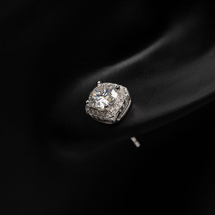 Stunning Moissanite Square Jewelry Set - Image 2