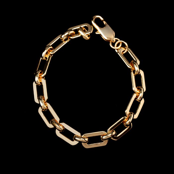 Stylish Geometric Bracelet 18K Gold Plated - Image 2