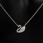 Stylish Swan Moissanite Necklace - Image 2