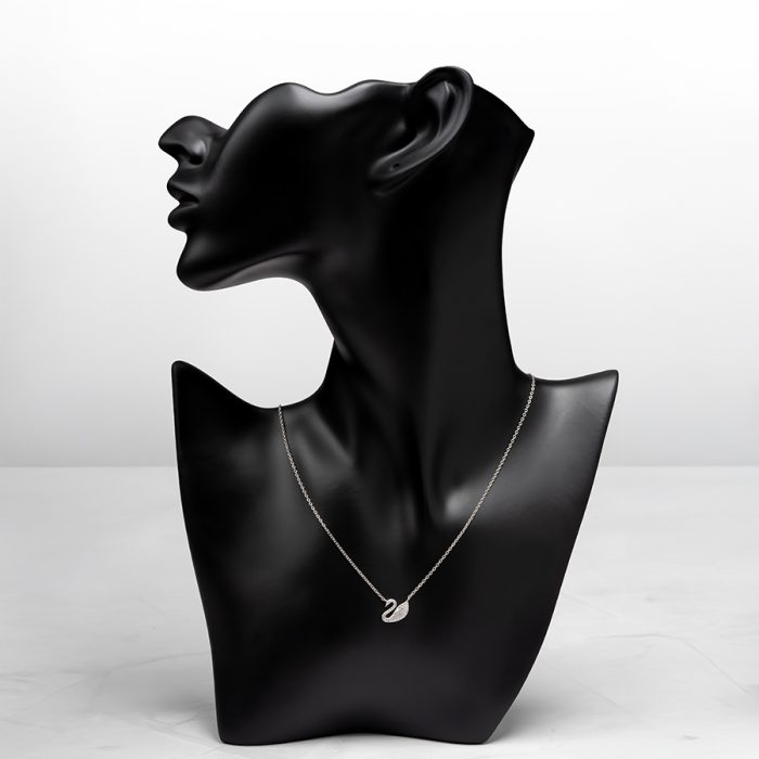 Stylish Swan Moissanite Necklace - Image 1