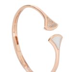 White Cameo Grace Bangle 18K Gold Plated - Image 3