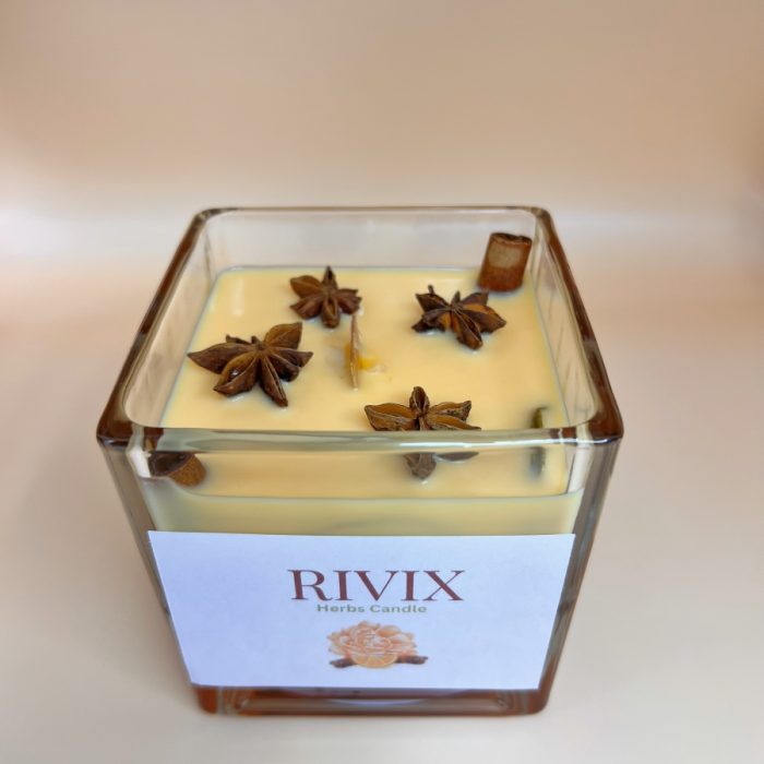 winter candle 04 Winter Candle Scented With Spices