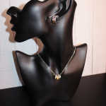 Tricolor Harmony Necklace & Earring Set