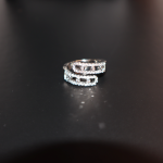 Twist Elegance Crystal Bangle & Ring Set - Image 2